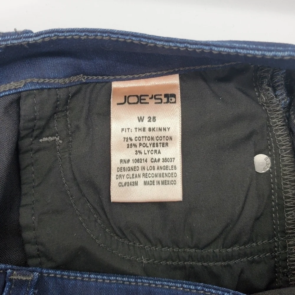 Joe's Jeans Aaliyah Dark Wash Low Rise Skinny Jeans